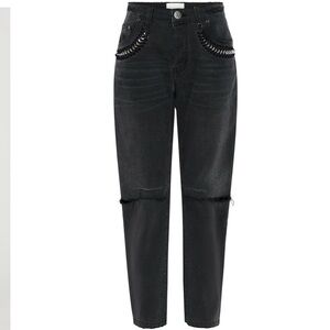 One Teaspoon Black Distressed Jeans